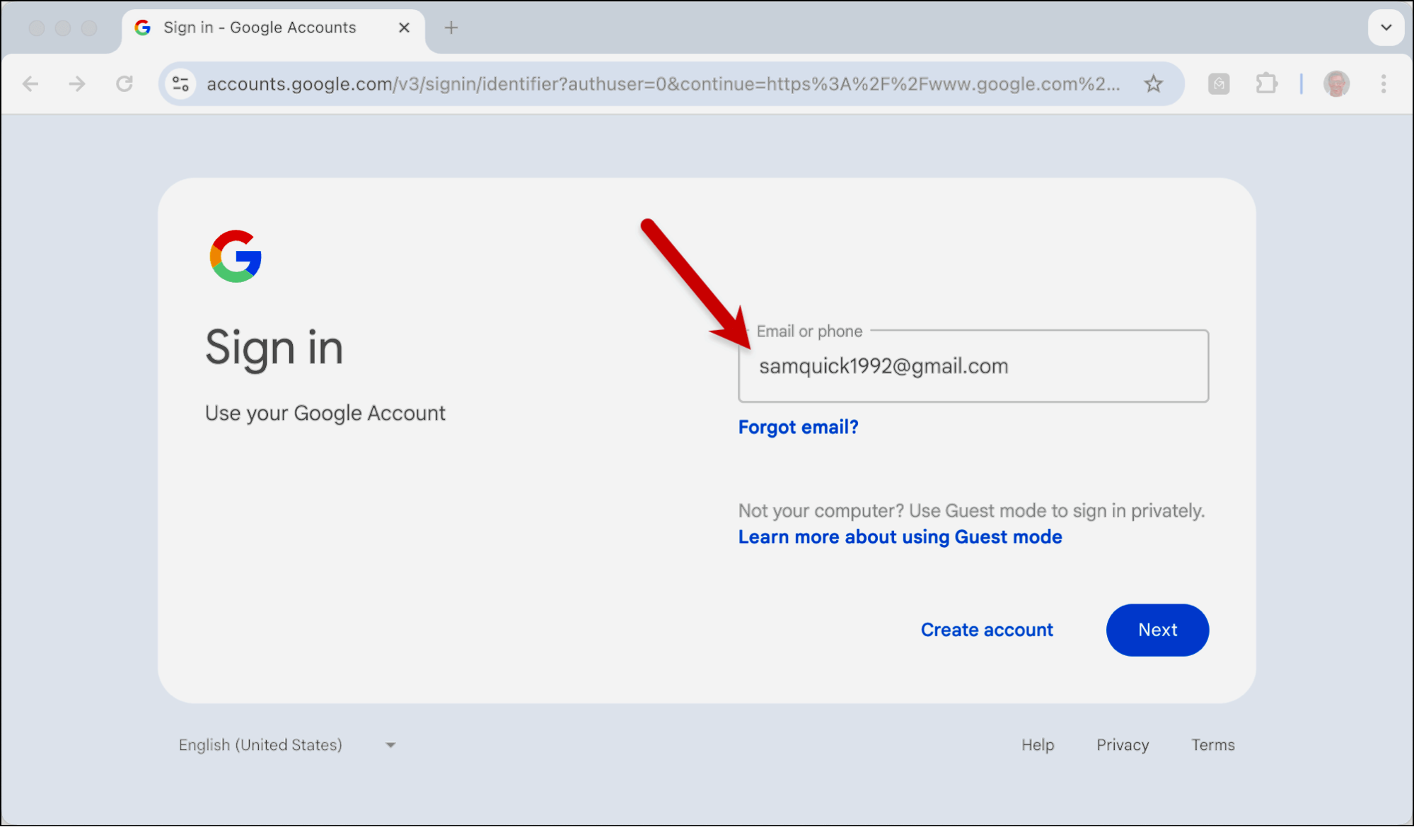 Gmail interface showing Trash folder and email recovery options