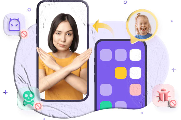 MyParental's screen time dashboard showing daily progress, scheduled quiet hours, and remaining time