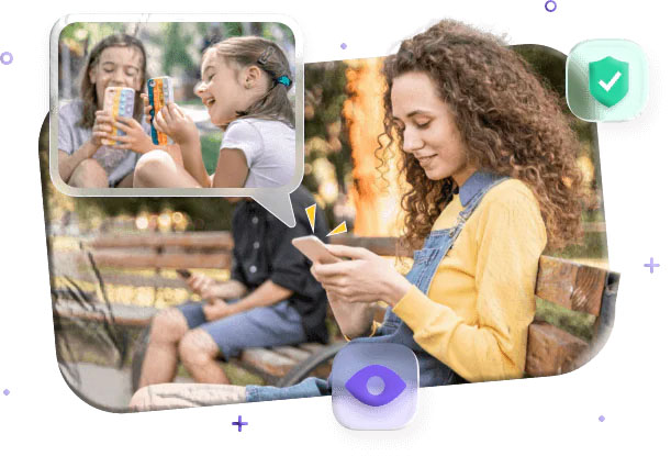 Parent and child collaboratively setting up screen time limits in the MyParental app