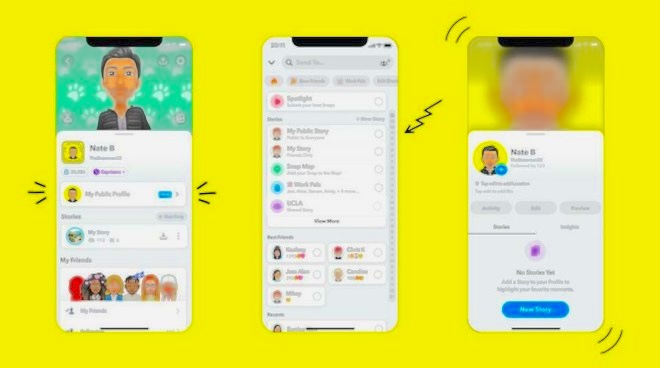 Snap Map showing Bitmoji activity and last active timestamps