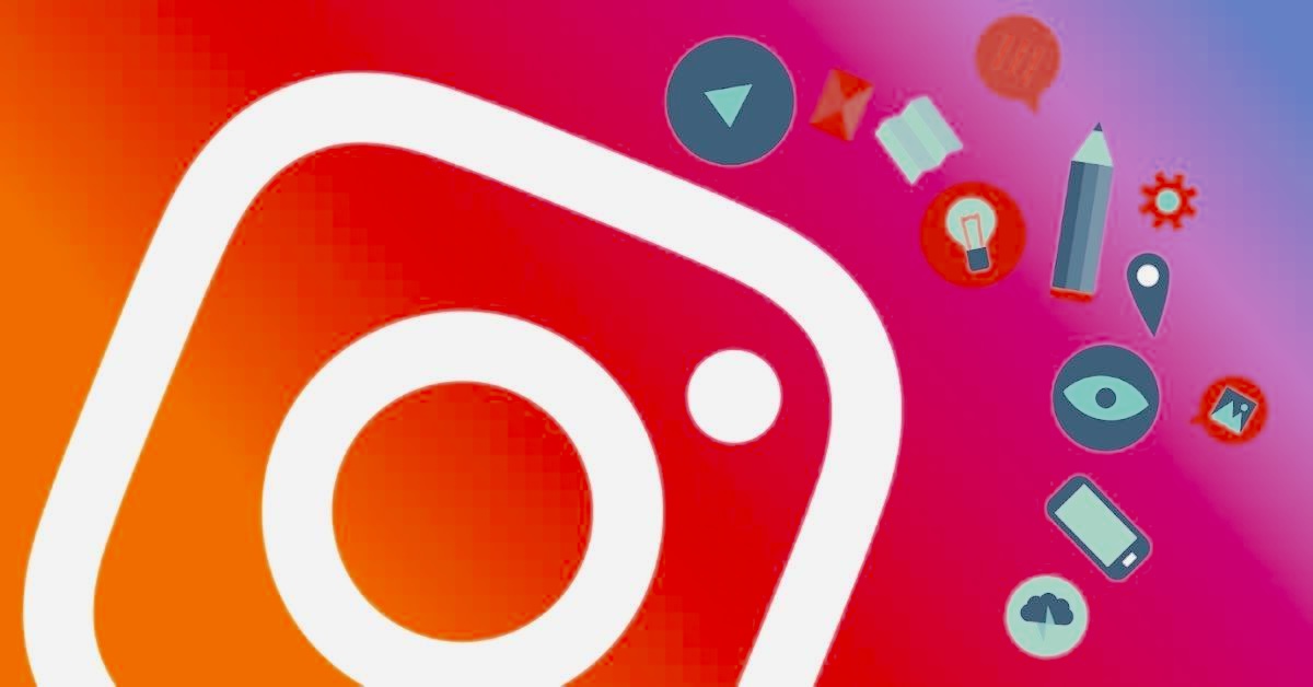 Split-screen showing a smartphone with Instagram's "Temporarily disable my account" option on one side, and the "Delete account" option
