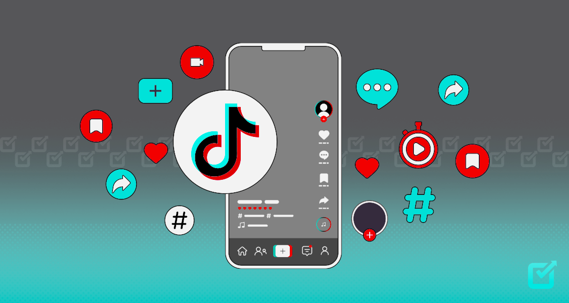 User checking TikTok notification settings on a smartphone